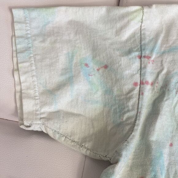 Vintage 90's Red Hot Chili Peppers Tie Dye T Shirt Size M E - Picture 5 of 9